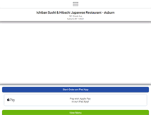 Tablet Screenshot of ichibanauburn.com
